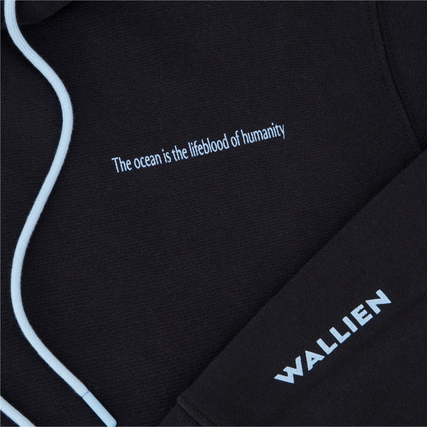 2026 Wallien Womens Ocean Hoodie 103006001 - Black